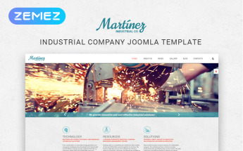 Plantilla Joomla "Martinez" #55746
