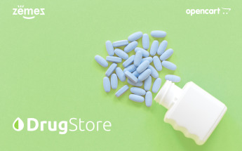 Responsywny szablon OpenCart Drugster #55729