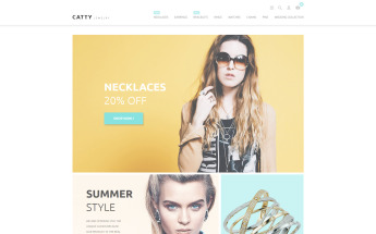 Responsywny szablon PrestaShop Catty Jewelry #55701