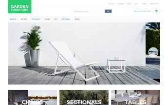 Responzivní Magento motiv "Garden Furniture" #55765