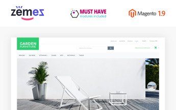Reszponzív Garden Furniture Magento sablon 55765