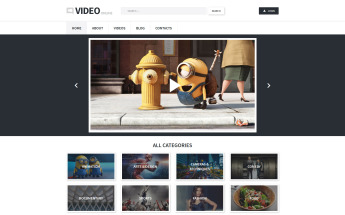 Reszponzív Video Records WordPress sablon 55716