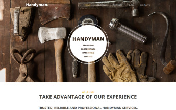 WordPress Theme namens "Handwerker" #55705