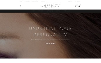OpenCart Vorlage namens "Jewelry Showcase" #55818