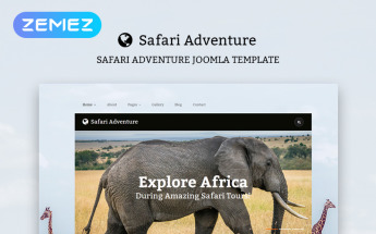 Safari Adventure Joomla Template
