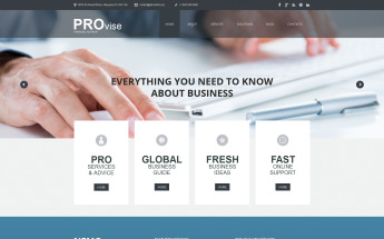 Financial Advisor Moto CMS HTML Template