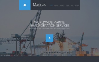 Marine Transportation Moto CMS 3 Template