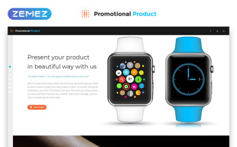 Promotional Product - Electronics Review Creative HTML Landing Page Template