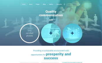 Quality Communication Joomla Template