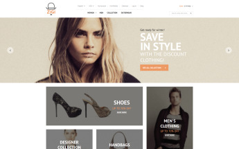 Responsives Magento Theme für Bekleidung #56098