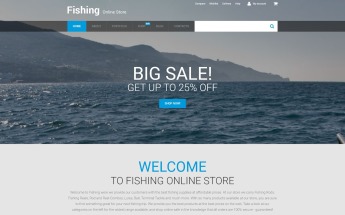 WooCommerce Theme namens "Online-Angelladen" #56017