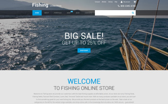 WooCommerce Theme namens "Online-Angelladen" #56017