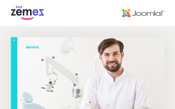 Joomla Vorlage namens "Dentist" #57563