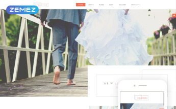 Joomla Vorlage namens "Wedding AG" #57670