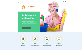 Plantilla Joomla "Cleaning Company" #57695