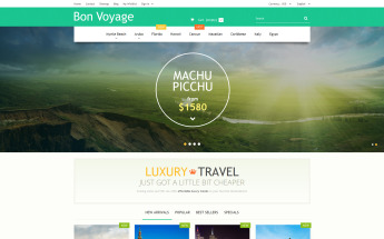 Tema De PrestaShop "Bon Voyage" #57737