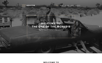 "Houston" - адаптивний WordPress шаблон №57875