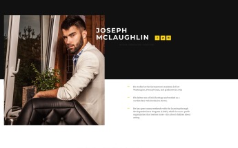 Modèle De Page D'atterrissage adaptatif pour pages personnelles #57994