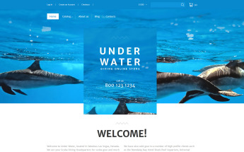 Diving VirtueMart Template