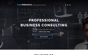 Landing Page Template für Beratung #58067