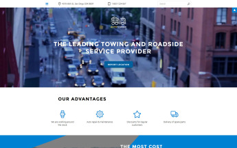 Auto Towing Responsive Joomla Template