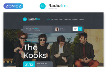 RadioFM Website Template
