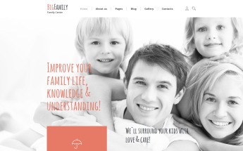 Joomla Vorlage namens "Big Family" #58277