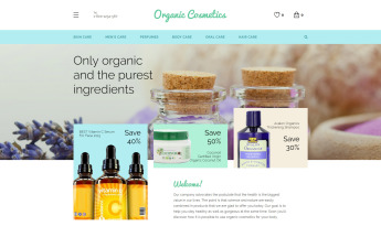 Organic Cosmetics OpenCart Template