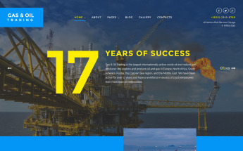 Plantilla Joomla "Gas & Oil Trading" #58296