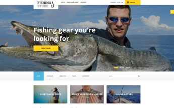 Thème VirtueMart pour site de pêche #58215