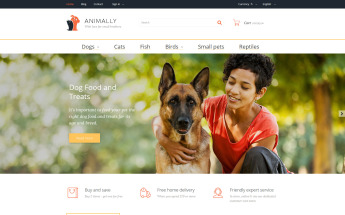 "Animally" thème PrestaShop adaptatif #58340