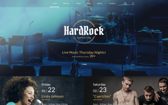 Responsive HardRock Joomla #58313
