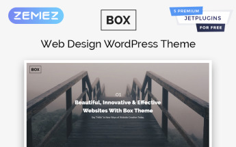 Thème WordPress adaptatif pour site de design web #58337