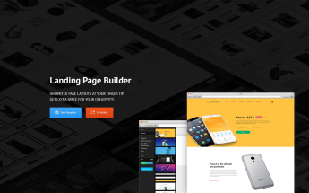 Mobile Repair Service Responsive Landing Page Template