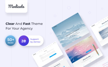 Modicate Multipurpose Template Web №58434