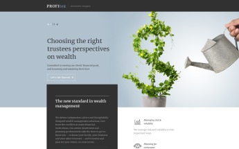 Responsives Landing Page Template für Investmentgesellschaft #58450