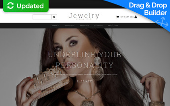 Responsivt MotoCMS Ecommerce-mall #58487