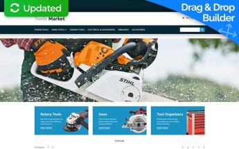 Reszponzív Eszközök és berendezések MotoCMS Ecommerce sablon 58483