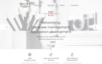 "Solutions IT efficaces" thème WordPress adaptatif #58454