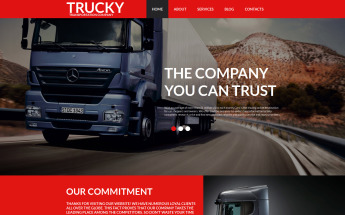 Trucking Moto CMS HTML Template