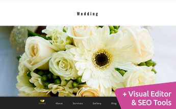 Wedding Moto CMS 3 Template