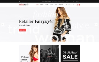 WooCommerce Theme namens "Fairy Style - Fashion Store" #58499