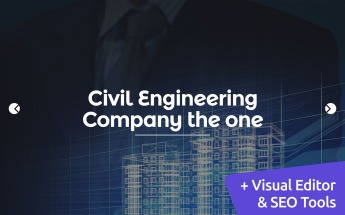 Civil Engineering Moto CMS 3 Template