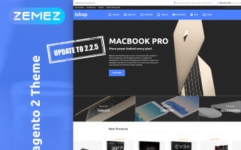 "iShop - Électronique" thème Magento adaptatif #58509