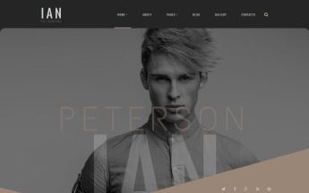 Plantilla Joomla "Ian Peterson" #58526