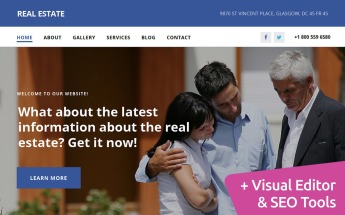 Property Management Moto CMS 3 Template