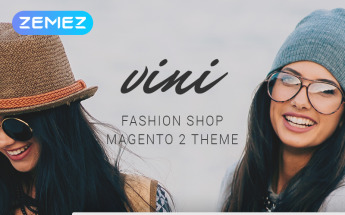 Vini - Fashion Shop Magento Theme