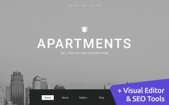 Commercial Real Estate Moto CMS 3 Template