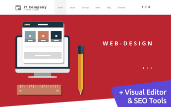 IT Company Moto CMS 3 Template