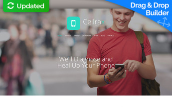 Mobile Repair Service Responsive Moto CMS 3 Template